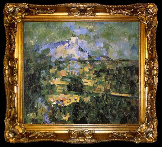 framed  Paul Cezanne Victor St. Hill, ta009-2